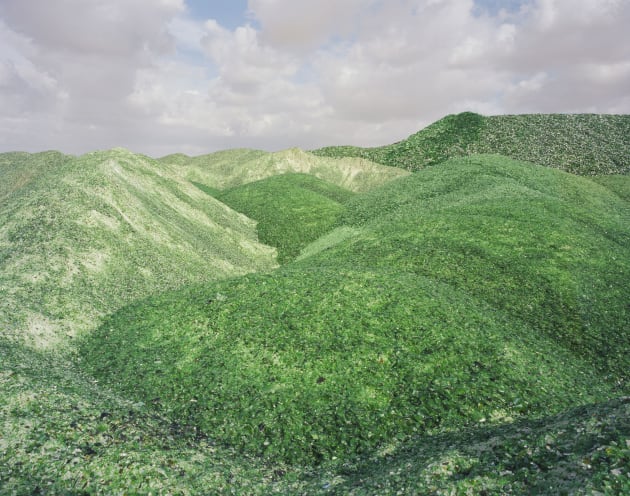 Landscape Prize - Second Place - Oded Balilty - Glass Mountains.
“Broken glass from bottles are piled up for recycling at the Phoenicia Glass Works Ltd. factory in the southern Israeli town of Yeruham.”