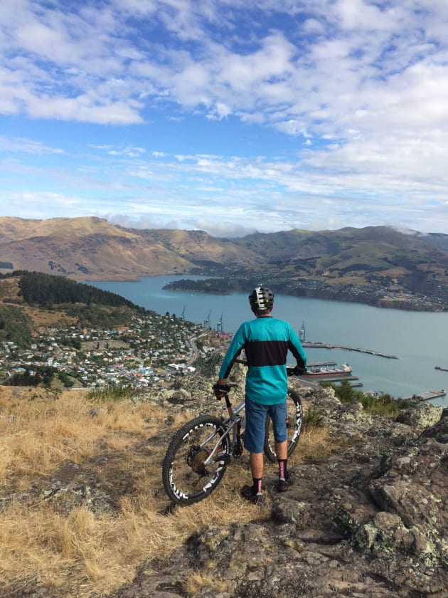 Dramatic views from the Port Hills above Christchurch.