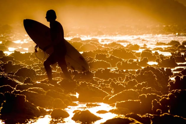 Exit the surf by Kieran Harvey