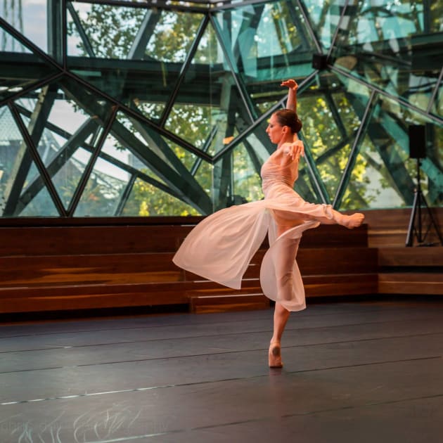 Mara Galleaza dancing Podesta's 'Alta Star' in Melbourne in January 2016.
Photo: CHRIS DOWD