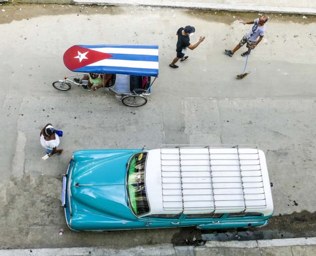 'Cuban Traffic' by Margot Hughes