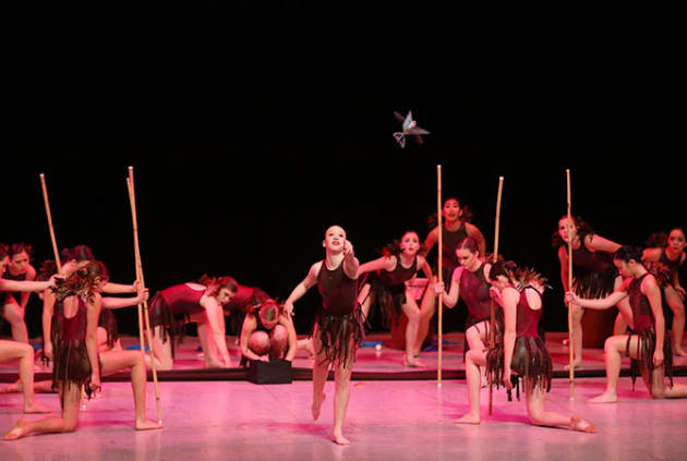 Dance Group winners Pymble Ladies' College with 'Book of One. Photo: WinkiPoP Media.