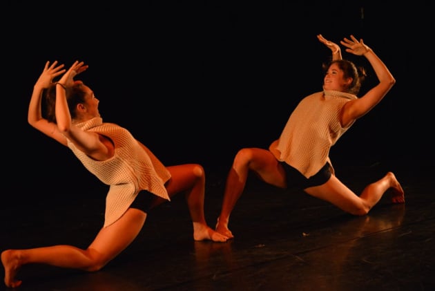 Sophie Carter's 'Jewellery Box', winner of Most Innovative Choreography (2016). Pictured is Carter with Cassandra Spilling.