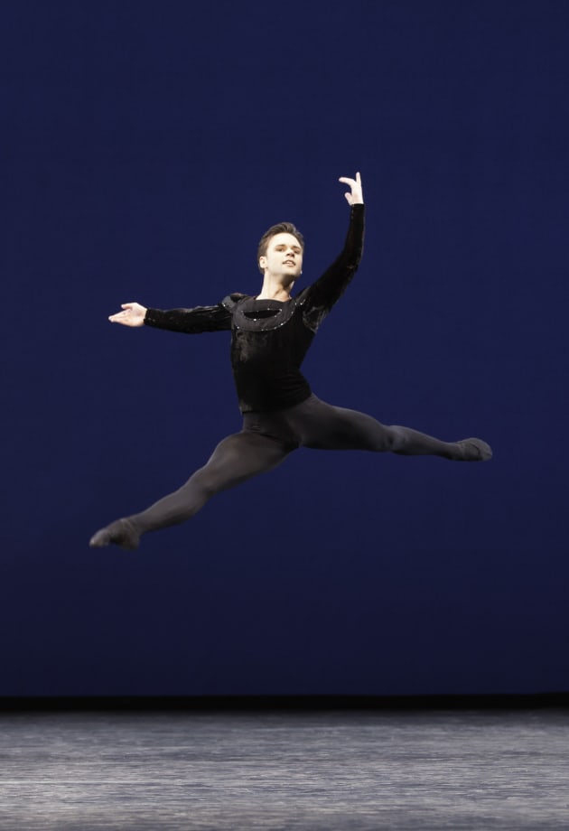 Alexander Campbell in 'Symphony in C', with the Royal Ballet. Photo:Johan Persson.