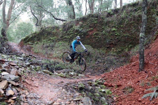 Loads of mining history surrounds the trail network.