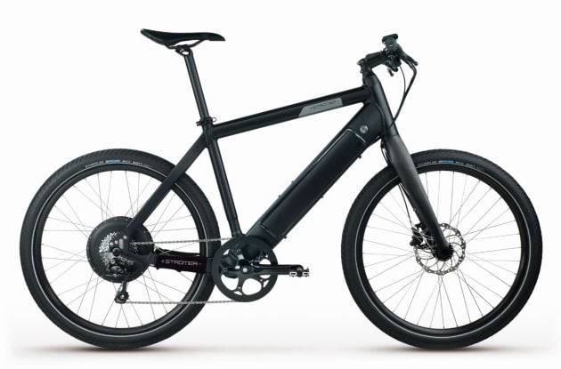 Speed pedelecs like this Stromer ST1 from Switzerland sell well in Europe but are not available in Australia due to our current regulations.