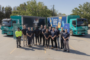 Asahi, Toll launch electric truck program