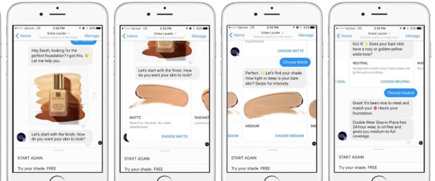 estee lauder beauty bot