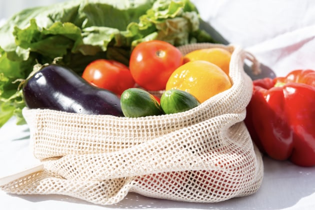 The Eco Mesh bags can hold up to 15kg of produce.