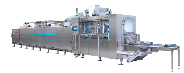 OptiBake’s induction heating system reduces energy consumption by 50 per cent compared to conventional gas-fired wafer baking ovens.
Source: Bühler Group