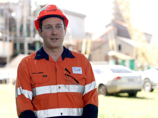 Wilmar senior project engineer Chris Lammas worked on the evaporator replacement program for four years.