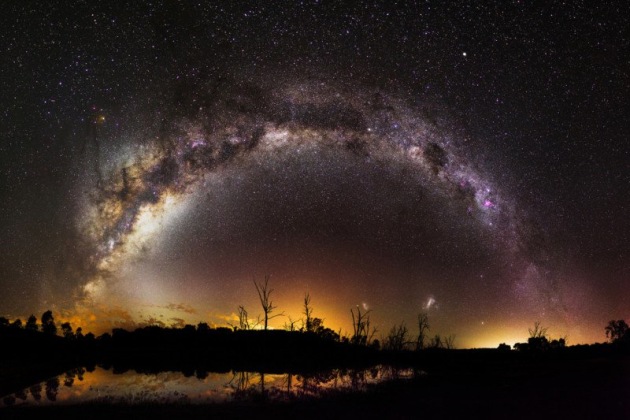 “Milky Way Over Harvey Dam, Western Australia” by inefekt69