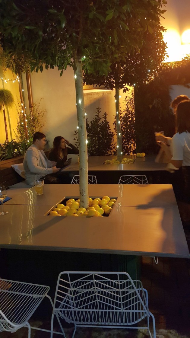 The new beer garden.