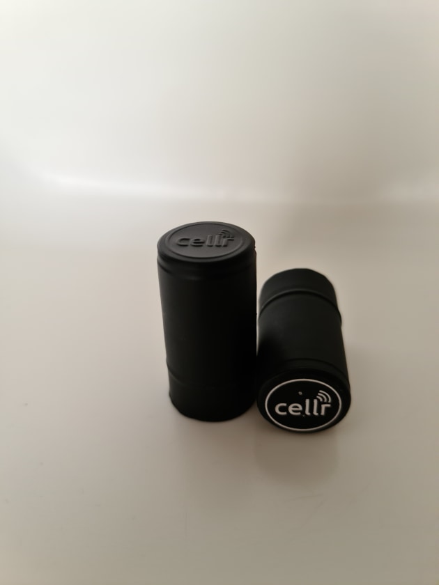 An RFID-enabled chip is installed in the Cellr wine lids