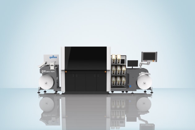The Gallus Alpha: Gallus’ new pure roll-to-roll digital solution, which provides converters with a safe, accessible gateway into digital printing
