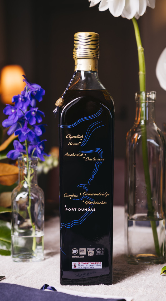 Creamy, wood notes from Port Dundas embrace the vanilla and soft smoke from the “ghost” whiskies of Cambus and original stocks of Brora. Image: Johnnie Walker
