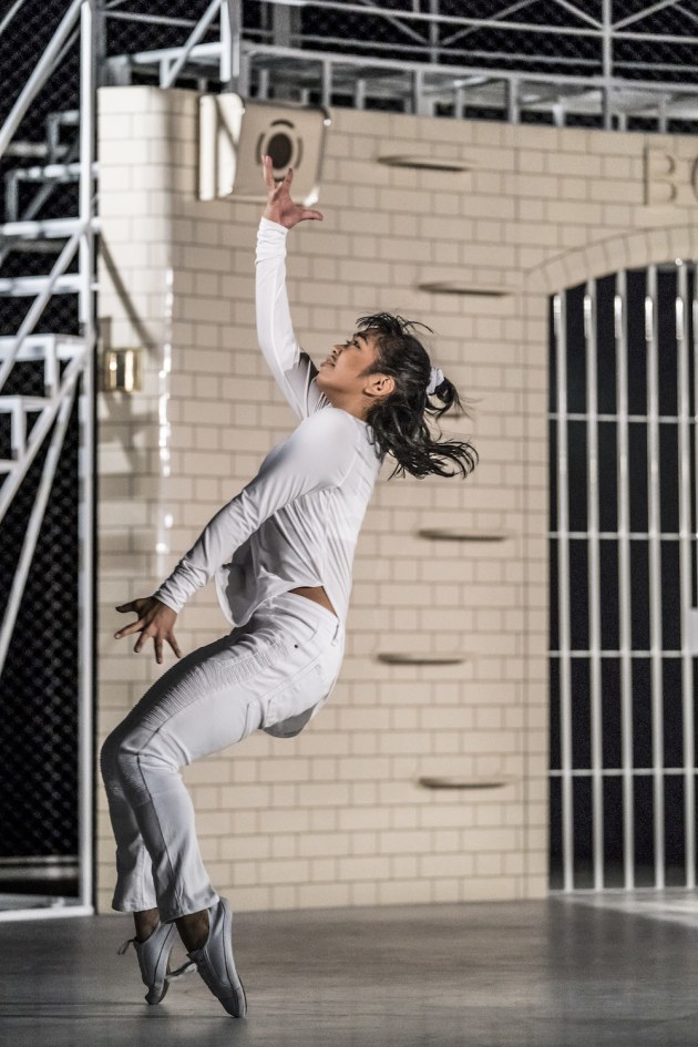 Jana Baldovino as 'Frenchie' in Matthew Bourne's 'Romeo and Juliet'. Photo:Johan Persson.