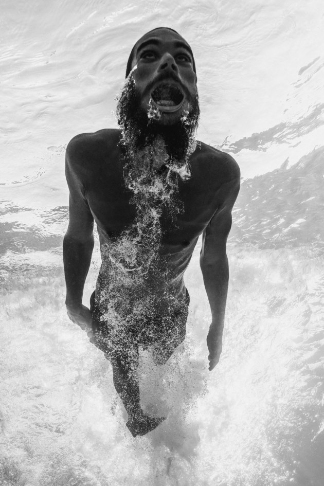 © Trent Mitchell, Australia, Shortlist, Professional, Sport (Professional competition), 2019 Sony World Photography Awards.
Inner Atlas, Robert Sherwood 2018.
Regarded as an art form, the sport of bodysurfing is one of the most primitive forms of wave riding. Historically celebrated for performances above the water surface, I felt intrigued to explore the rider's interaction with the power of the sea from an immersive perspective below. What does it feel like to be there, moving at the perfect speed, intimately connecting with the dynamics of the sea? To ride the formless edge between fear and joy in a single breath? I discovered a physical and emotive space where man, movement and energy fuse during a journey of self-discovery and inner harmony.