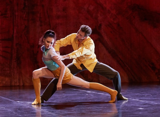 April Maguire and Ludovico Di Ubaldo performing Patrick Delcroix's 'Paradise Within'. Photo: Sergey Pevnev.