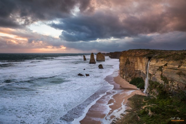 Gill Fry, Waterfall into the sea