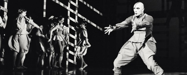 'Fool's Dream', choreographed in 1982 by Julia Blaikie with John Salisbury and Margaret Wilson during Jonathan Taylor's reign. The main dancer is John Nobbs.
Photo: GRANT HANCOCK