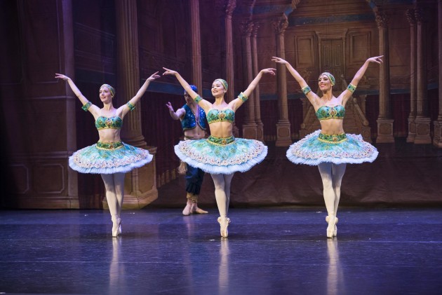 Artists of the Victorian State Ballet in 'Les Corsaire'. Photo: RON FUNG.