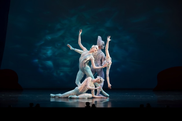 QB ensemble as the Mermaids in Peter Pan. Photo: DAVID KELLY