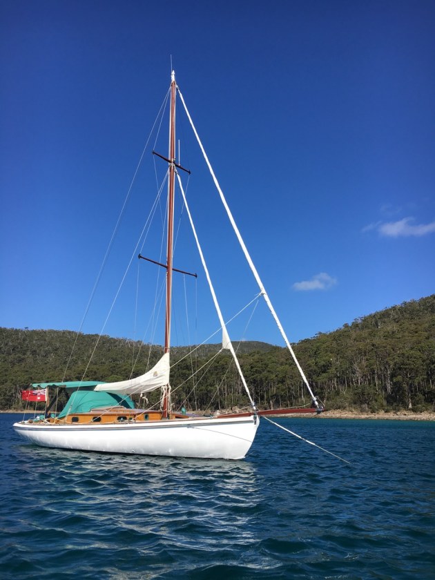 The cutter Torea was designed by Charlie Peel and launched in Sydney in 1938.