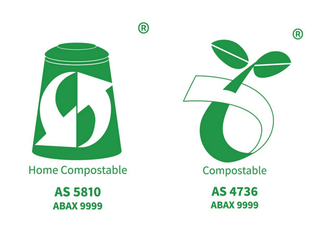 The ABA’s certification scheme helps consumers and businesses identify genuinely compostable products through its seedling and home compostable logos.