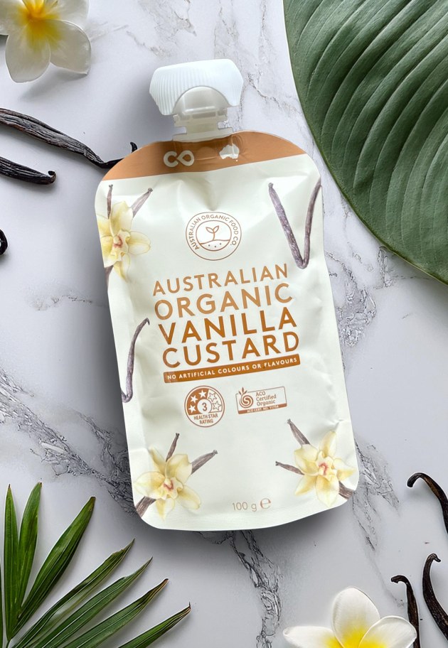 Gold award for Sustainable - Mono-Material Advancements went to Australian Organic Food Co. Vanilla Custard Mono Material Retort Pouch by Flavour Makers and Cheer Pack Asia Pacific.