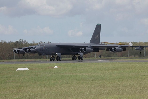 U.S. Air Force B-52 Stratofortress Bombers arrive at RAAF Base Darwin to train with the Royal Australian Air Force as part of Enhanced Air Cooperation (EAC). Credit: Defence