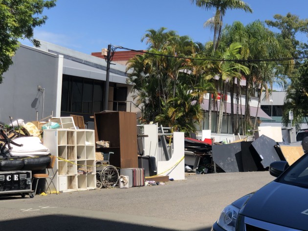 Behind the Queensland Ballet's studios.