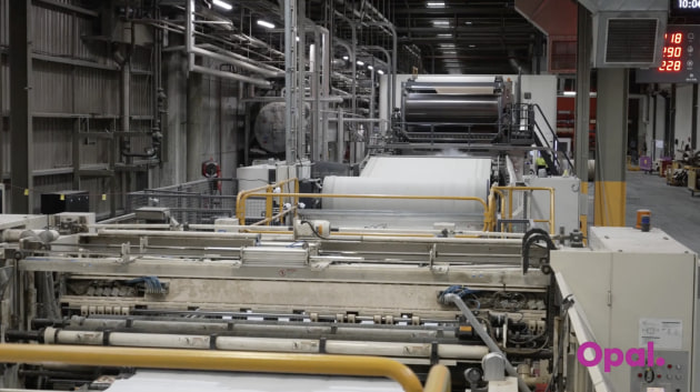 Opal's BHS corrugator.