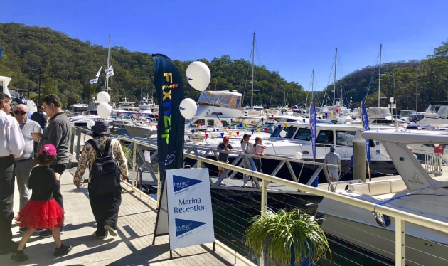 Fine weather drew a good crowd to this year's Bobbin Head Boat Show.