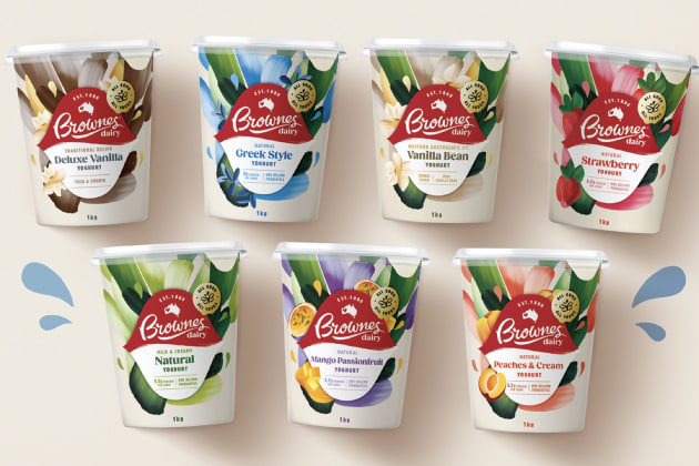 Western Australian dairy brand, Brownes Dairy, has rolled out a new masterbrand and packaging refresh across its range, developed by Sydney-based design and branding agency Boxer Brands.
Source: Brownes Dairy