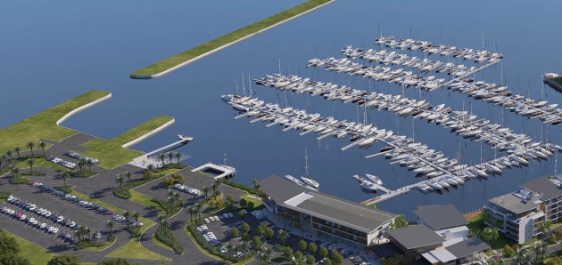 Artist's impression of the new Gateway Marina layout.