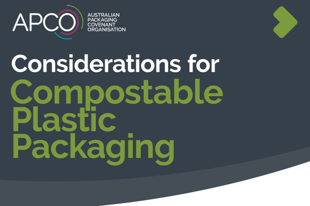 The guideline aims to help businesses make informed decisions when it comes to compostable plastics.