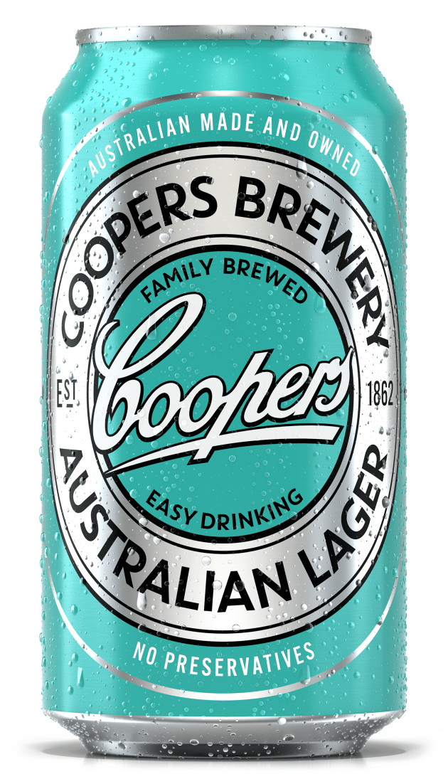 Coopers Australian Lager will have an ABV of 4.2% and will be available in 375ml cans and 50kg kegs from August.