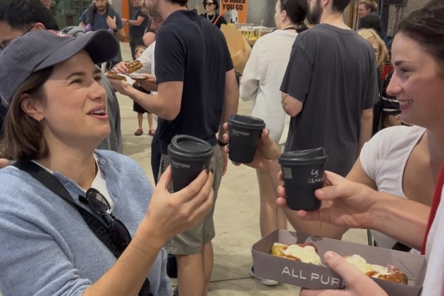 Huskee launches reusable cups at Carriageworks Farmers Market