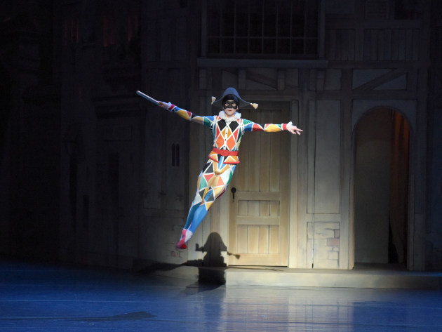 Daniil Simkin as Harlequin in 'Harlequinade'. Photo by Doug Gifford, courtesy American Ballet Theatre.