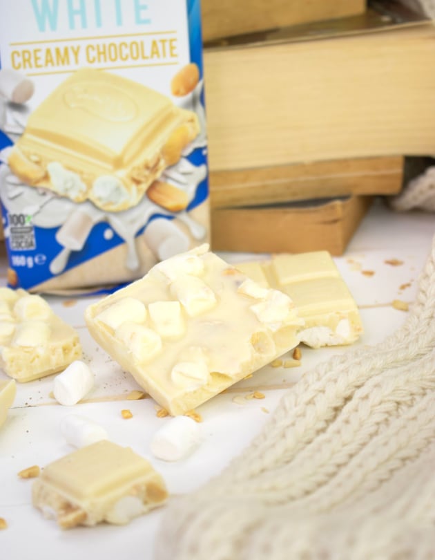 Darrell Lea has added three new flavours to its range of Rocklea Road blocks, including the first ever White Chocolate Rocklea Road. There's also a caramel variety and strawberry dark chocolate block to try. 