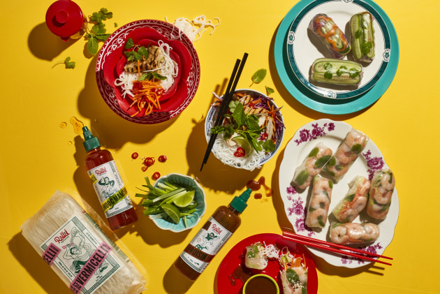 Elmwood designed a range of pantry items and condiments for Roll’d Vietnamese, exclusive to Coles supermarkets.