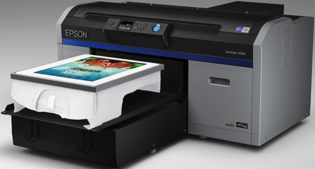 Direct to textile: printing onto t-shirts with Epson F2160