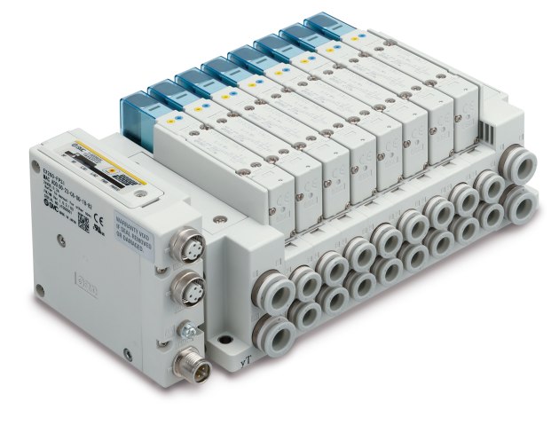The SMC EX260 is a compact, cost-effective fieldbus solution for output applicable to SMC's most popular directional control valves.
Source: SMC