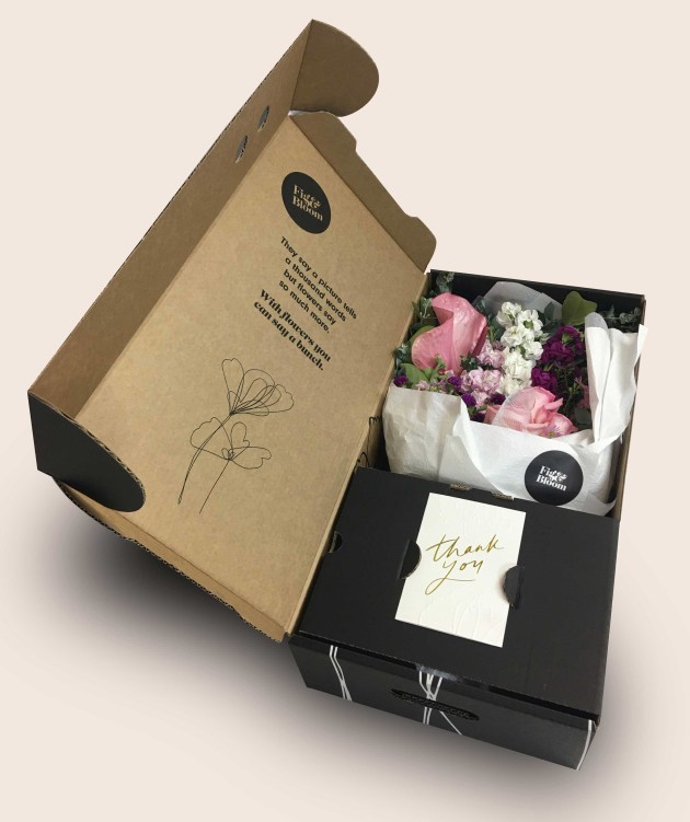 Fig & Bloom Shipper Box (Production Packaging Innovations)