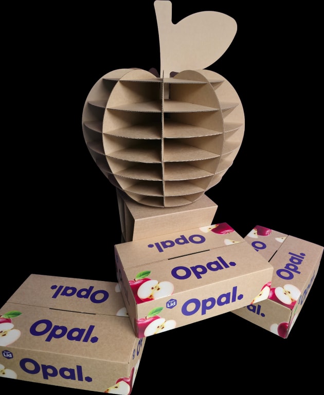 Opal’s Speciality Packaging team presented a show stopping design made from cardboard and powered by digital technologies.