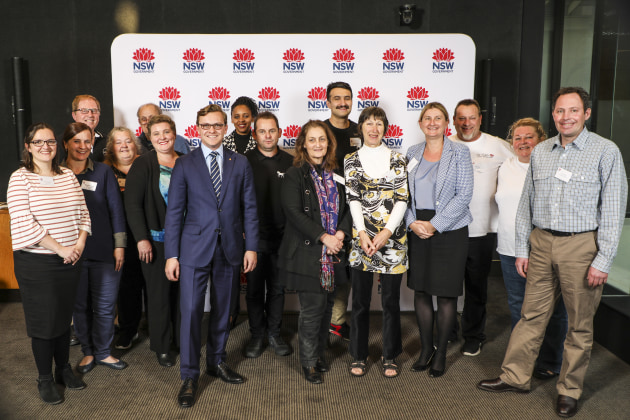 The exhibitors who attended a pre-event workshop yesterday with Taylor Martin MLC at NSW Parliament.