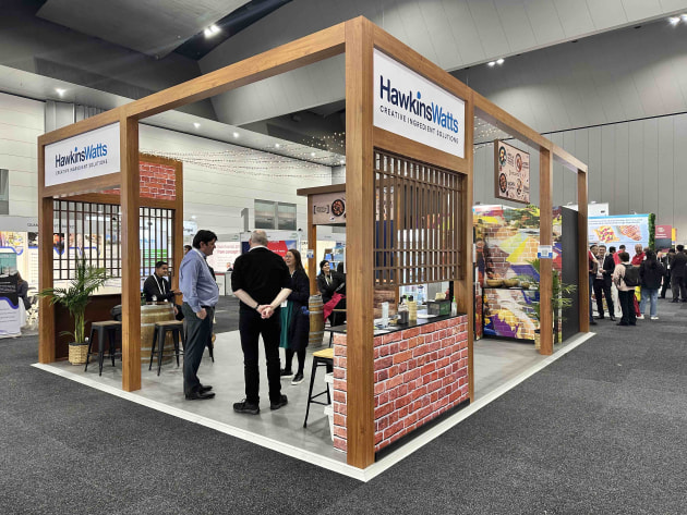 Food, beverage, and supplement ingredients specialist, Hawkins Watts, demonstrated its commitment to innovation, quality and service with a unique hawker food stand.