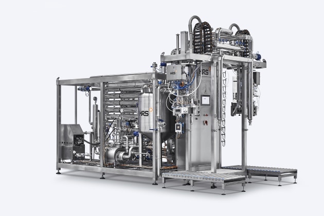 HRS Asepticblock pasteurisers and sterilisers which combine heat treatment, aseptic filling and clean-in-place capabilities in a single system.