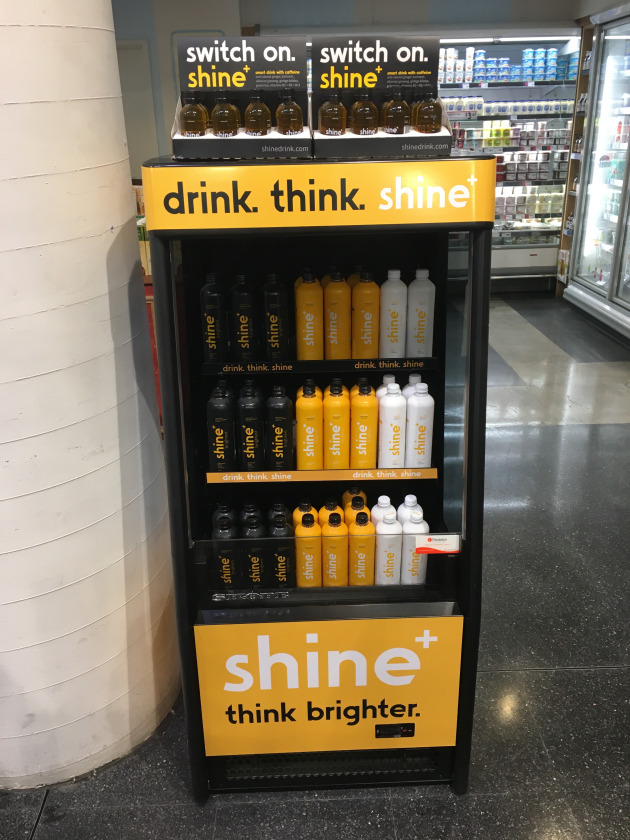 PIDA 2019 Finalist, Beverage: Shine Drink for its custom tall and thin 400ml bottle, which conjures 